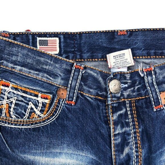 True Religion Jeans Size 32 BOBBY SUPER T Blue - Picture 7 of 9